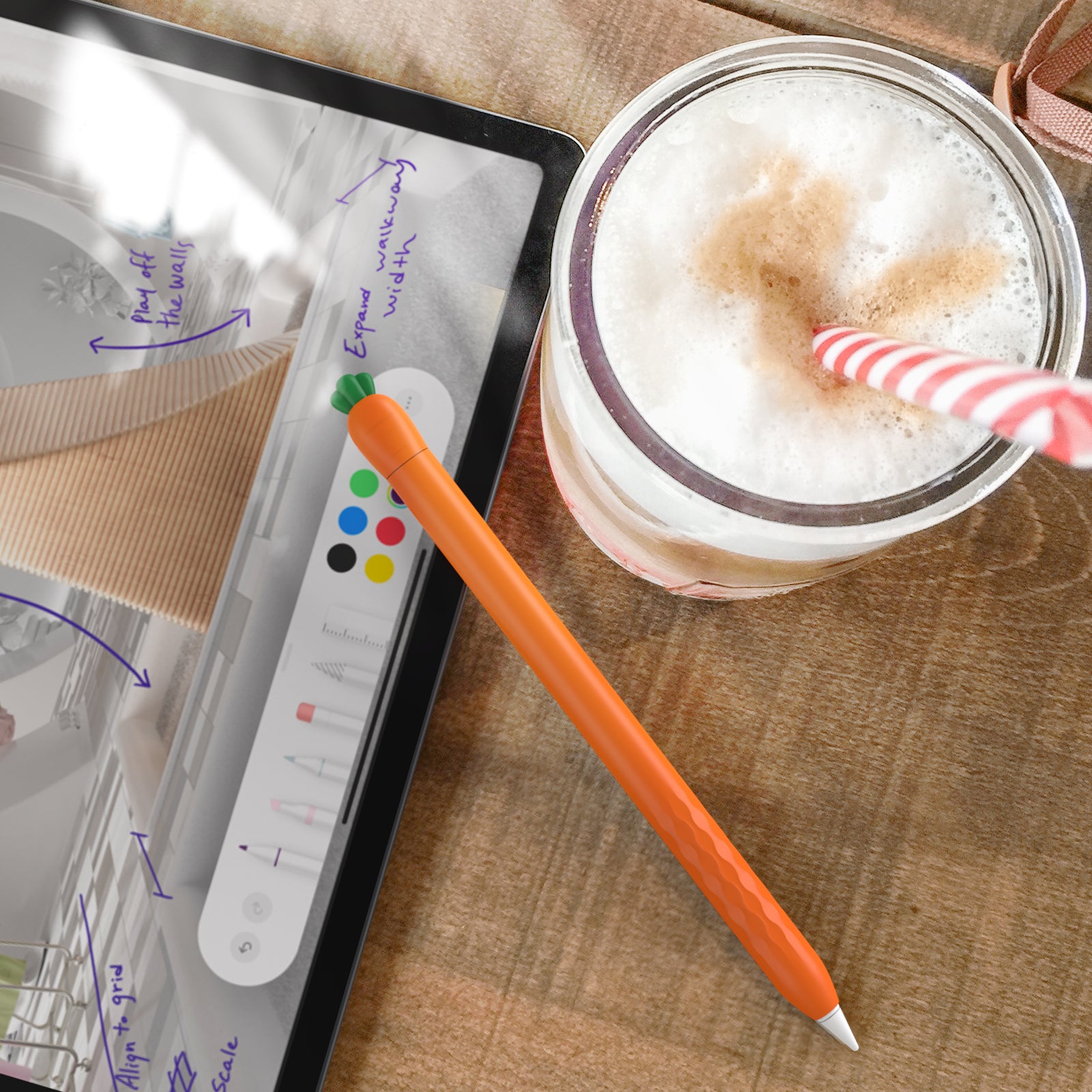 Cute Cartoon Silicone Case for Apple Pencil Pro 2nd Generation