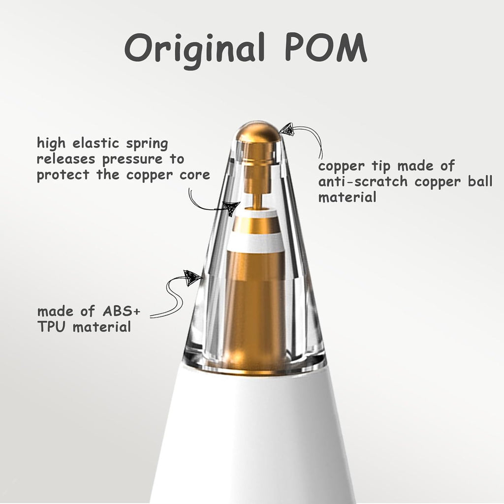 4-Pack Premium Replacement Nibs for Apple Pencil l High-Precision