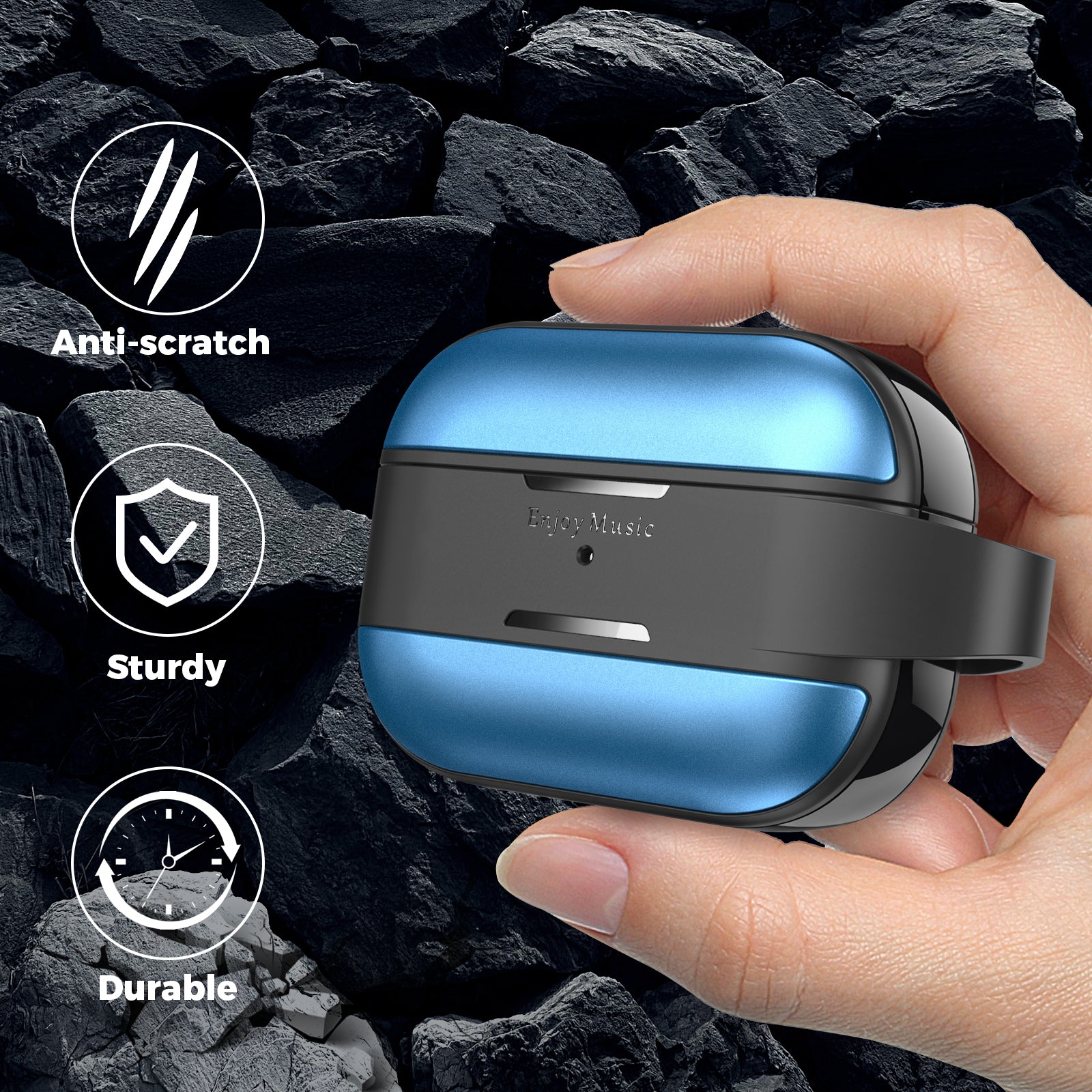 Full Body Rugged Hybrid Case for AirPods Pro 2nd/Pro/3