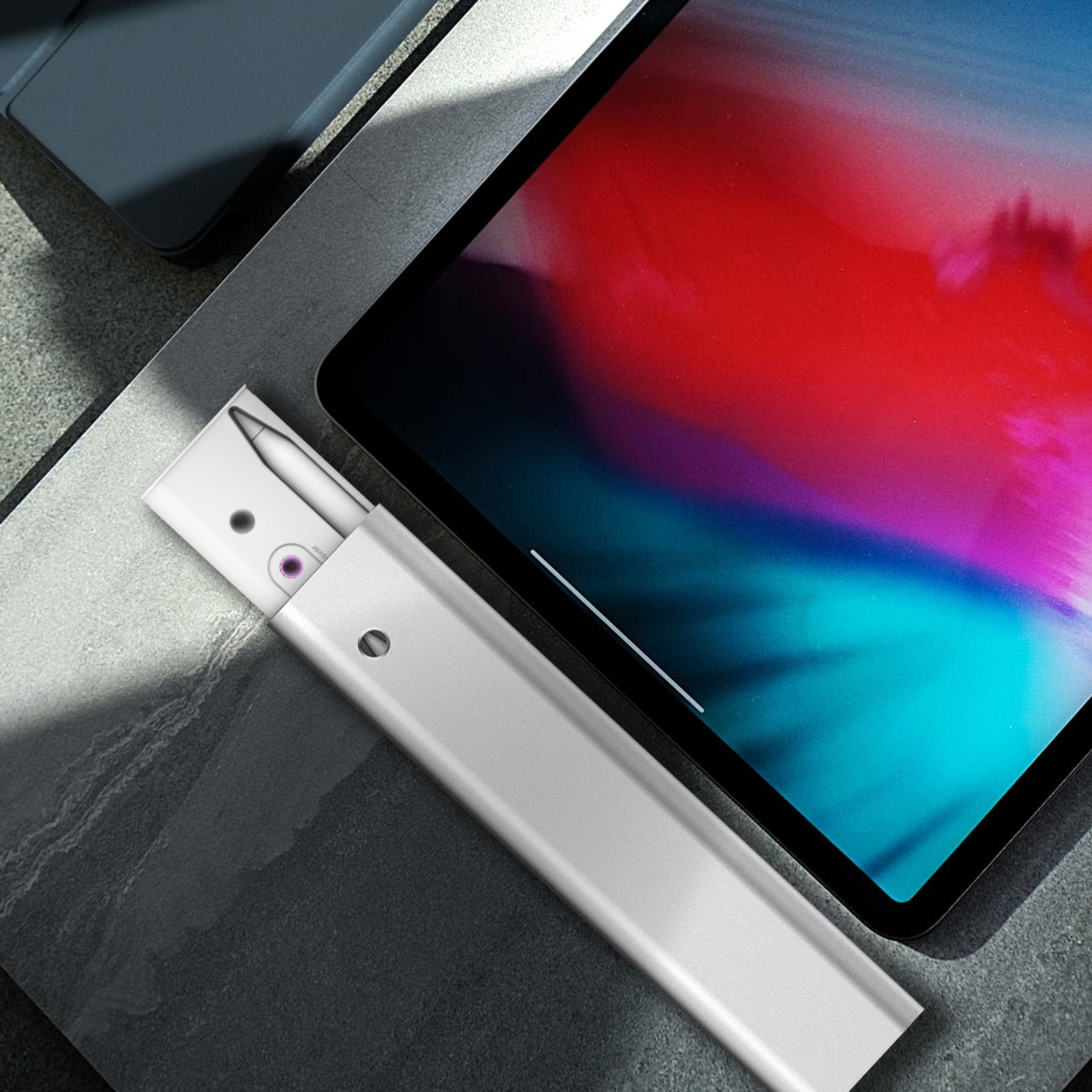 Aluminum Storage Case for Apple Pencil l Hard Shell Travel Carrying Box