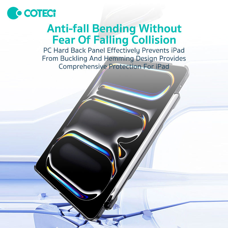 COTECi Fully Magnetic Ultra-Thin iPad Case – Smart Keyboard Companion