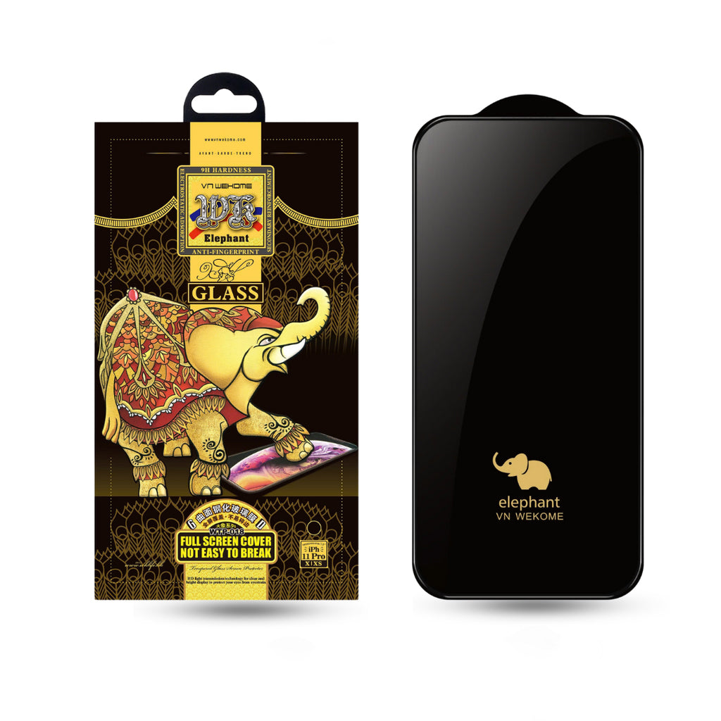 iPhone Elephant 6D Curved Tempered Glass Screen Protector