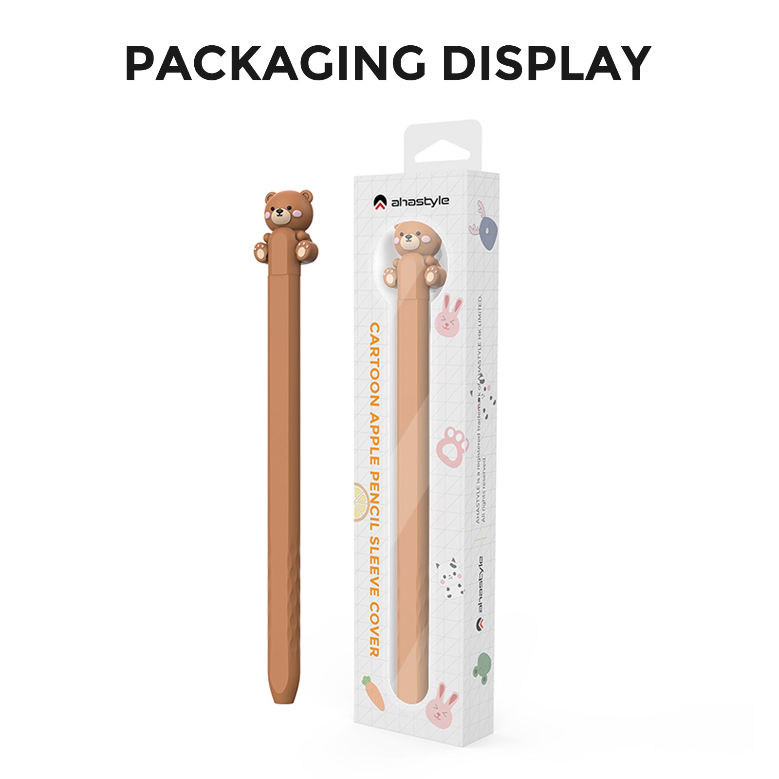 Cute Cartoon Kitten Silicone Case for Apple Pencil Pro 2nd Generation