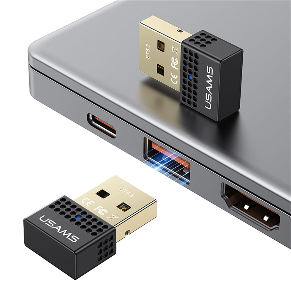 USAMS ZB285 Bluetooth 5.3 USB Adapter – High-Speed Wireless Dongle