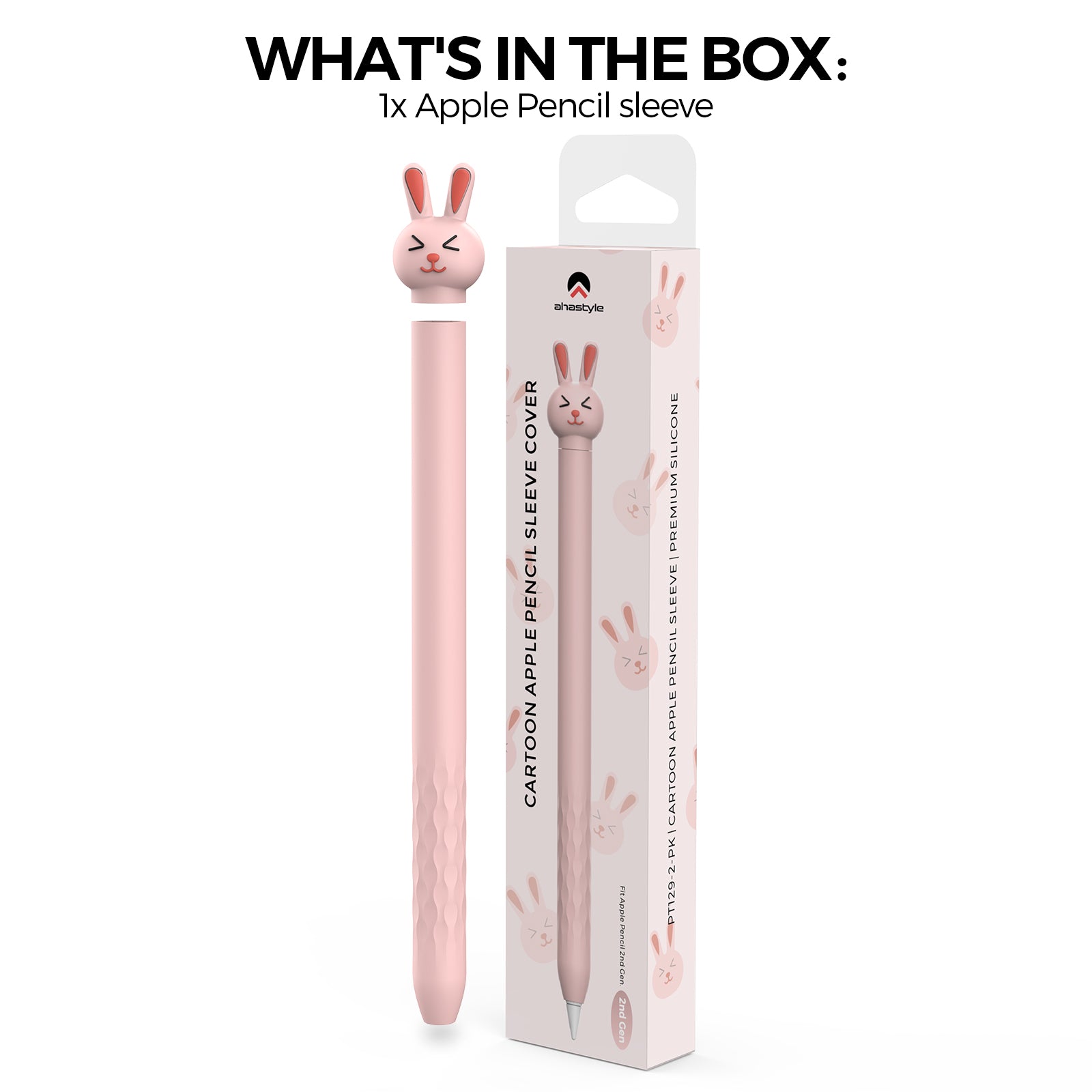 Cute Bunny Silicone Case for Apple Pencil Pro 2nd Generation