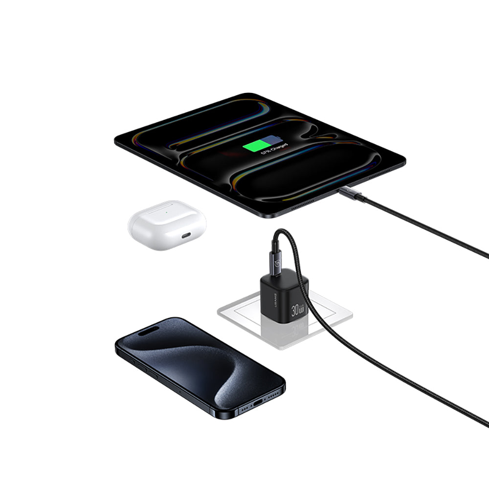 USAMS CC269 30W GaN Mini Fast Charger Type-C Port Power Adapter
