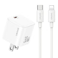 USAMS JO06 JO Series 30W Fast Charging Kit (Wall Charger + Lightning Cable)