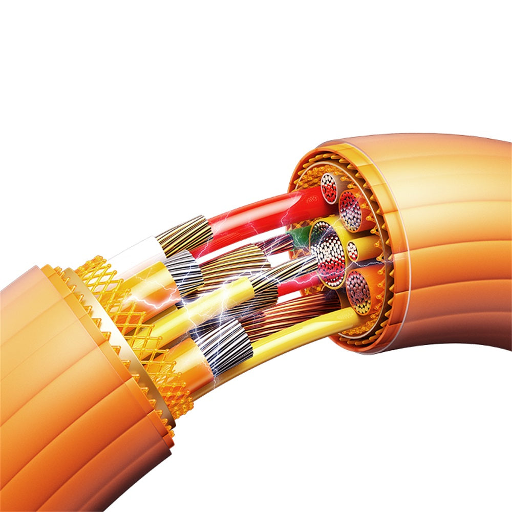 USAMS SJ686 Mecha Series 66W USB-A to USB-C Fast Charging Cable