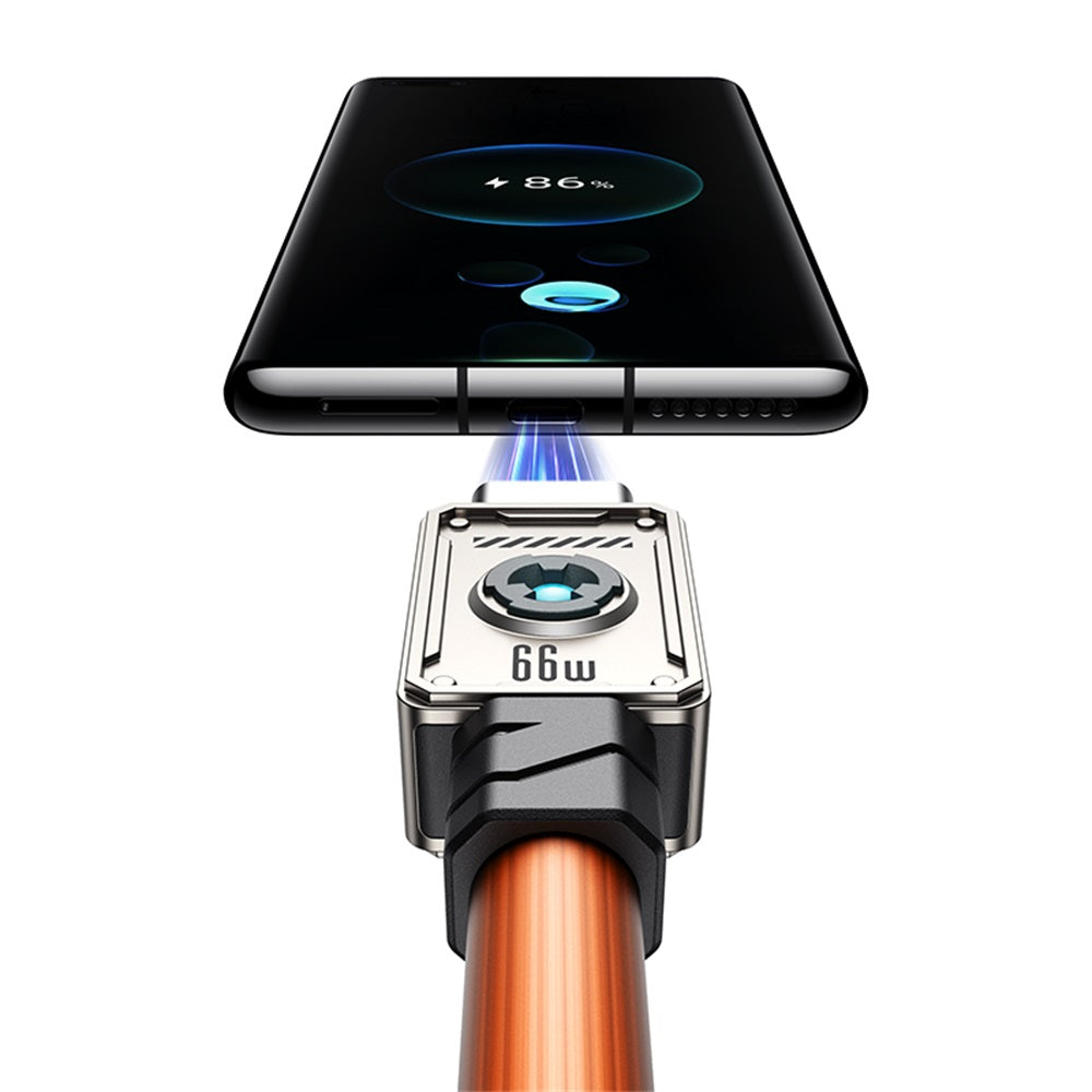 USAMS SJ686 Mecha Series 66W USB-A to USB-C Fast Charging Cable