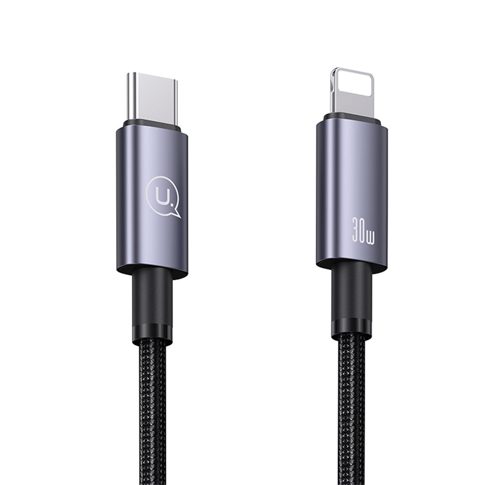USAMS SJ665 Sufeng Series 30W Type-C to Lightning Braided Fast Charging Cable (2m)