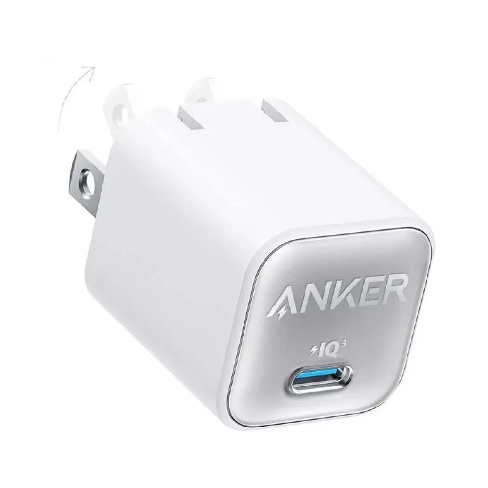 Anker 511 Charger (Nano 3) 30W – Ultra-Compact GaN USB-C Fast Charger