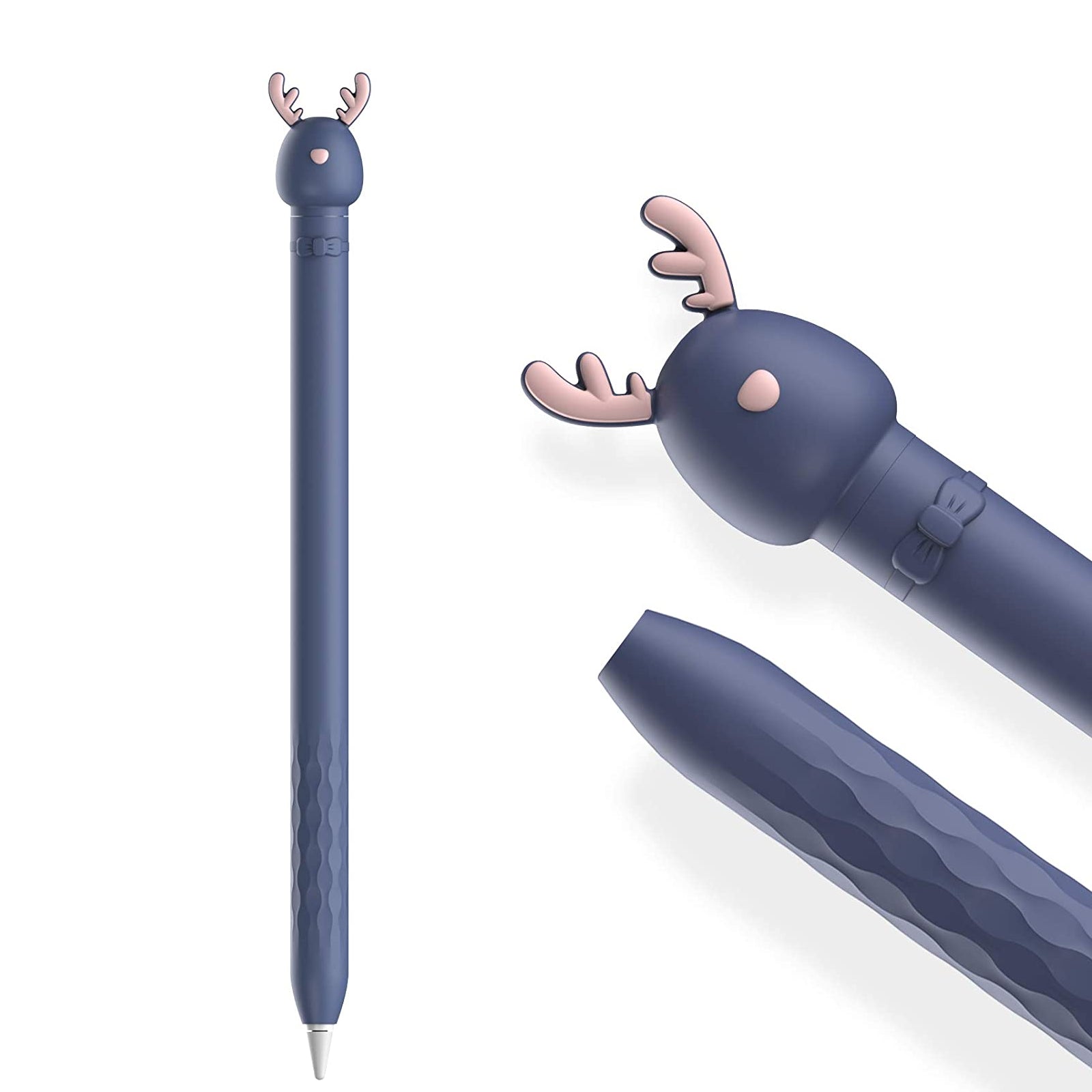 Cute Cartoon Silicone Sleeve for Apple Pencil 1st Gen - Soft Ergonomic Grip Cover