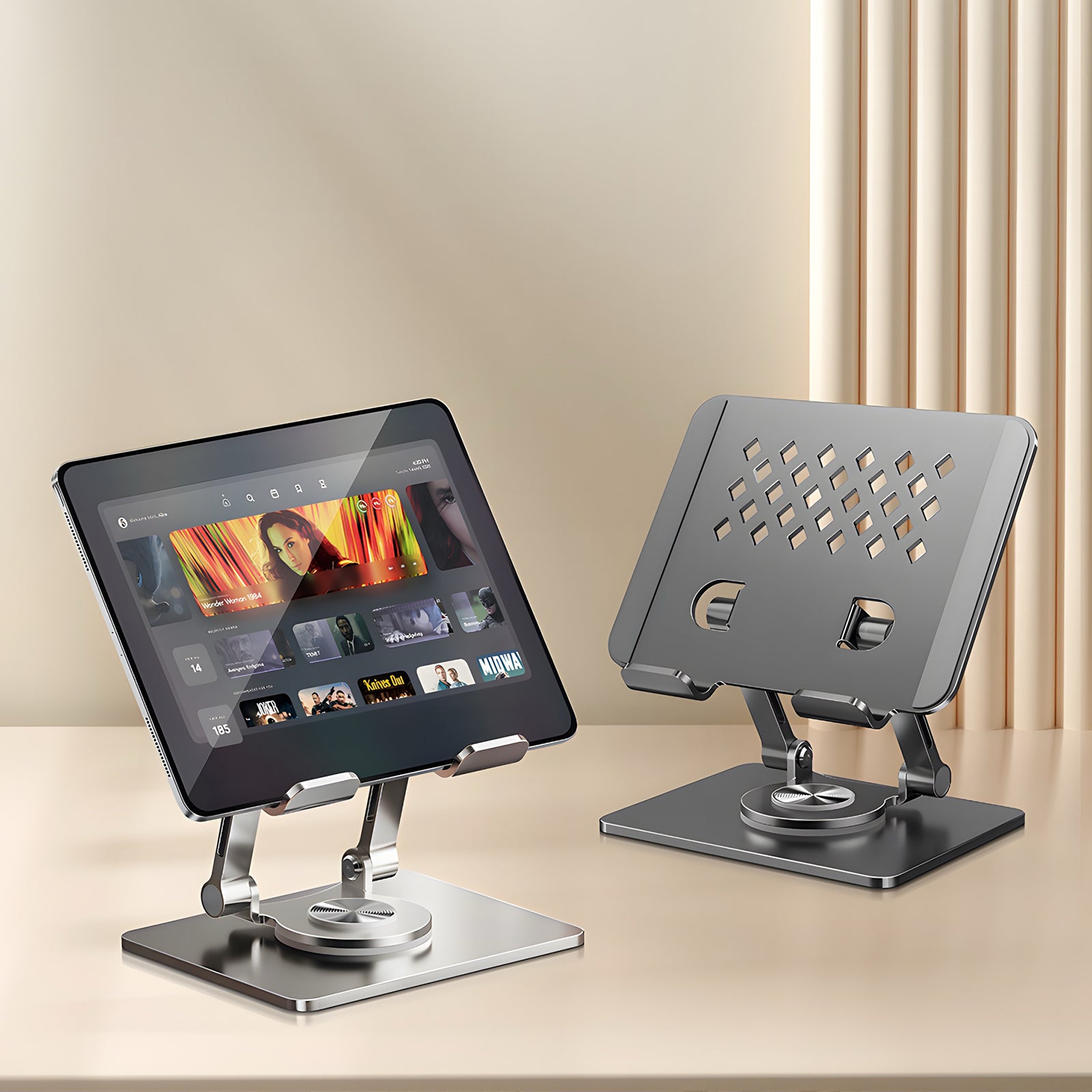 COTECi 360° Pad/Phone Rotating and Foldable Aluminum Stand