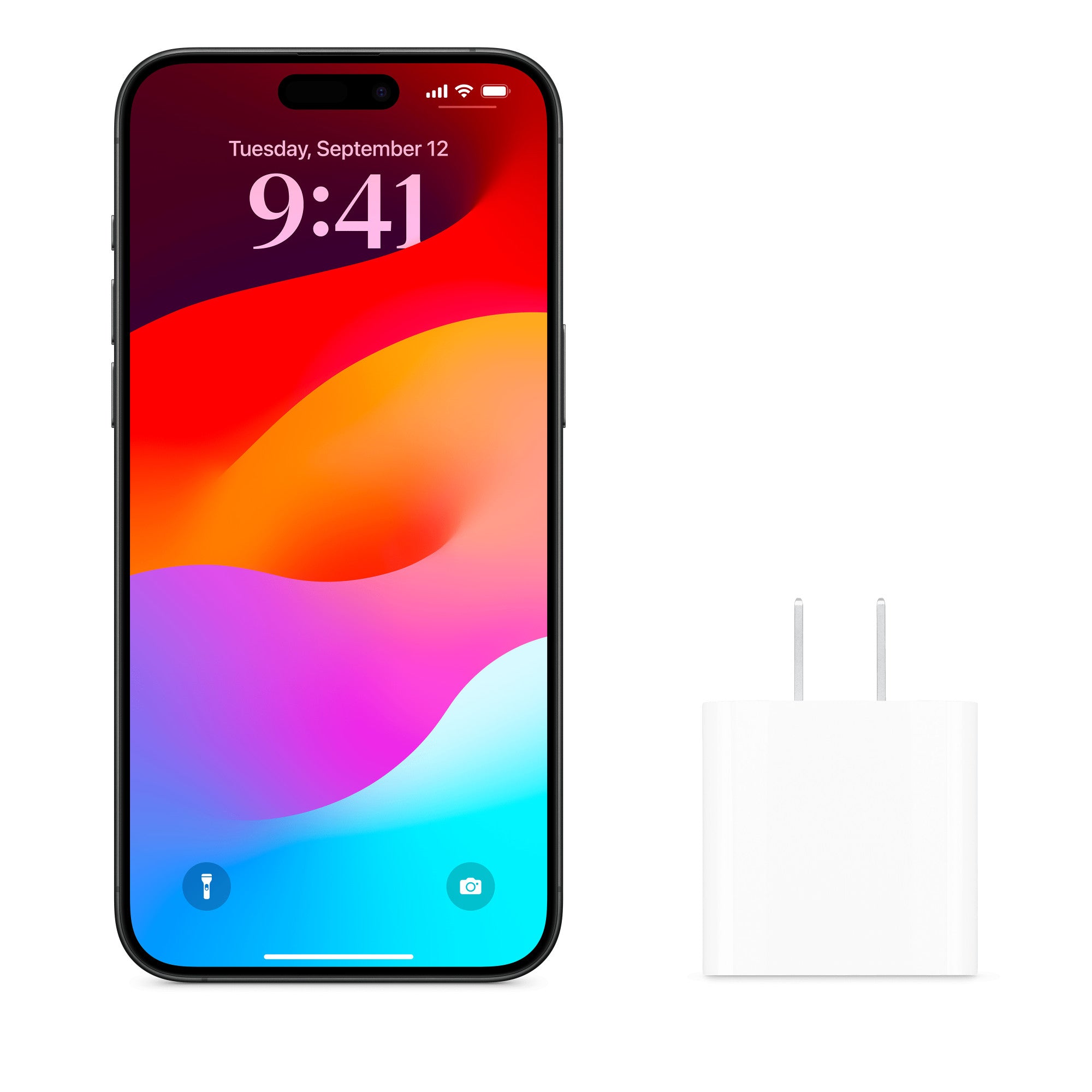 Apple 20W USB-C Power Adapter – Official Fast Charger for iPhone/iPad