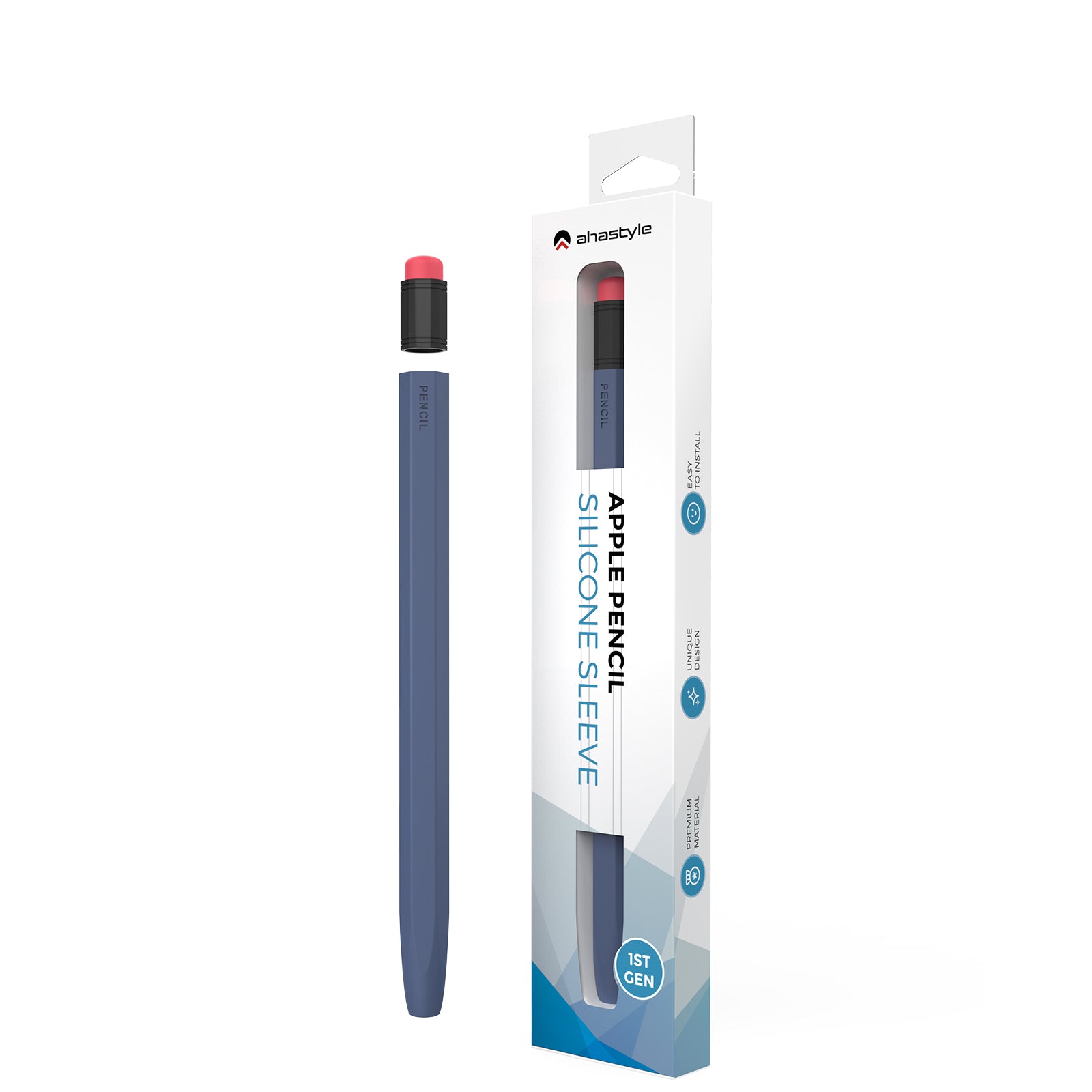 Classic Silicone Case for Apple Pencil 1st Generation - Soft Grip Sleeve