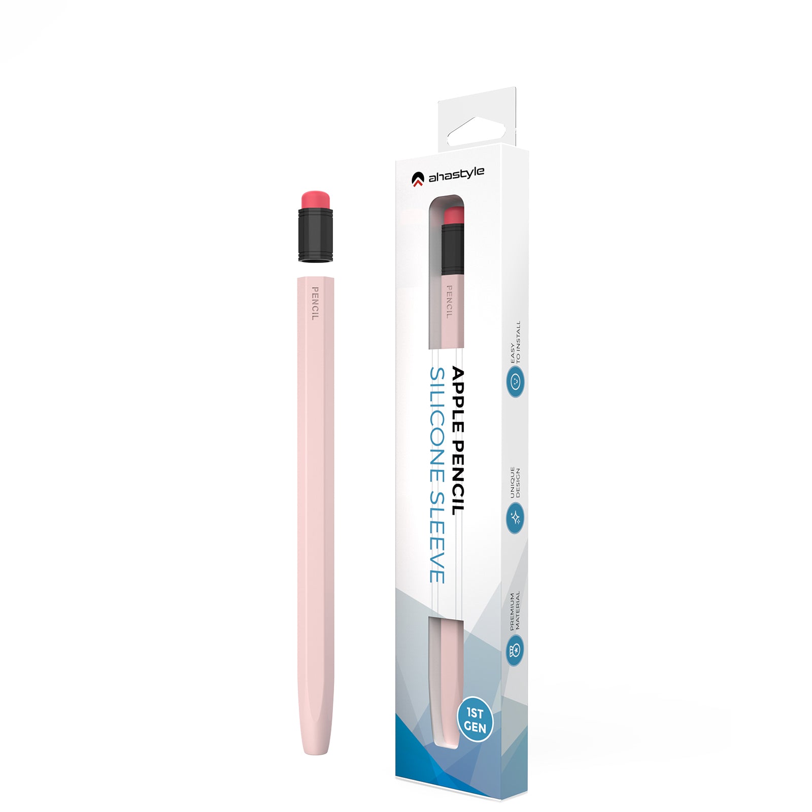 Classic Silicone Case for Apple Pencil 1st Generation - Soft Grip Sleeve