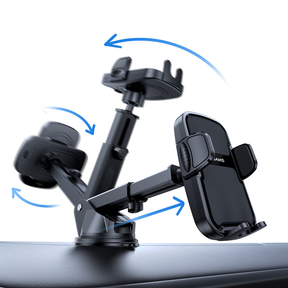 USAMS ZJ086 Car Vacuum Suction Cup Dashboard and Windshield Phone Holder