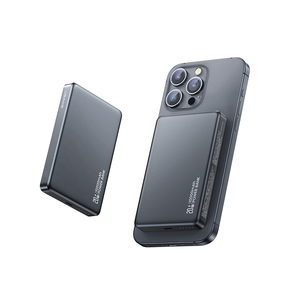 USAMS PD20W Magnetic Wireless Charging Power Bank 10000mAh