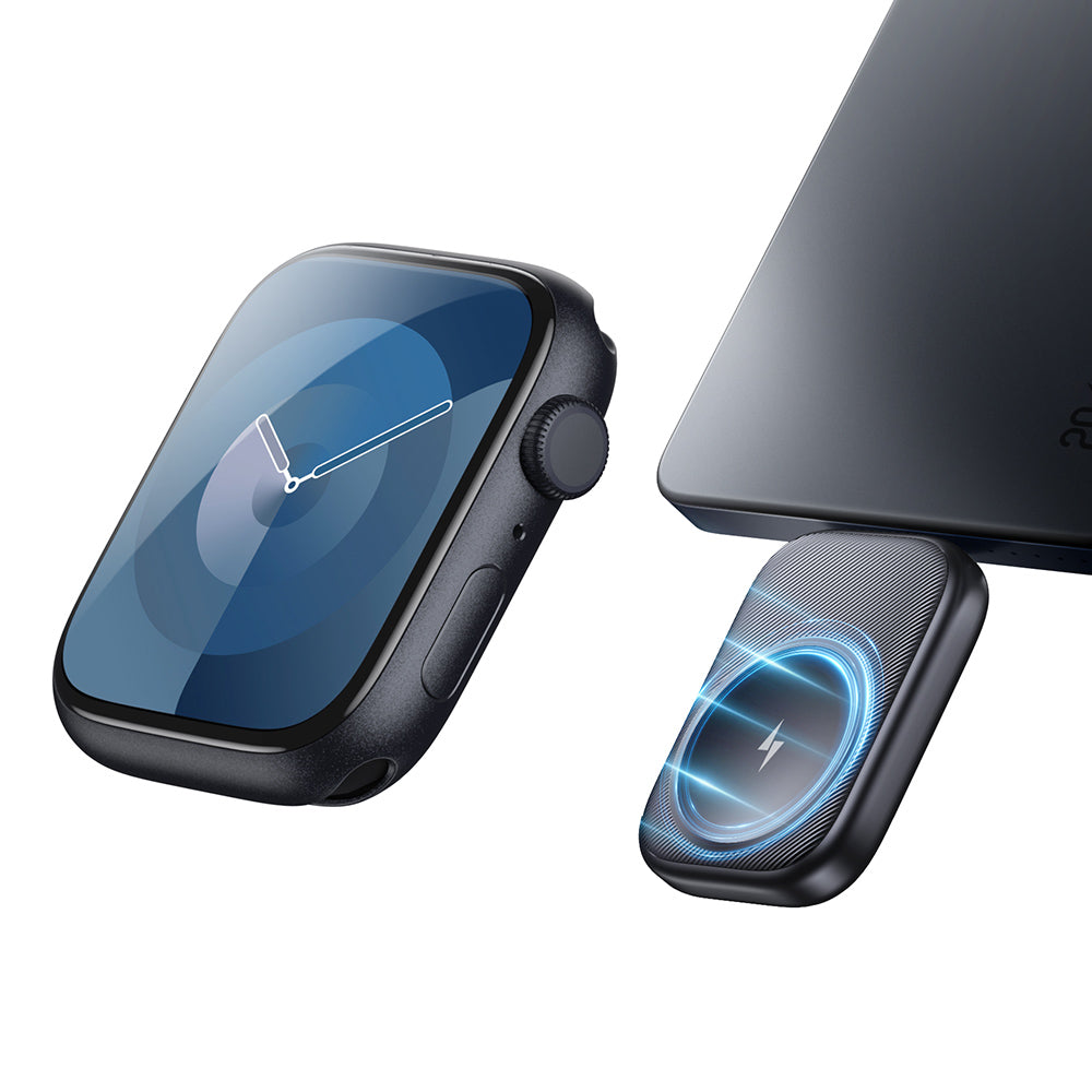 USAMS CD247 Portable 2.5W Magnetic Wireless Charger Adapter for Apple Watch