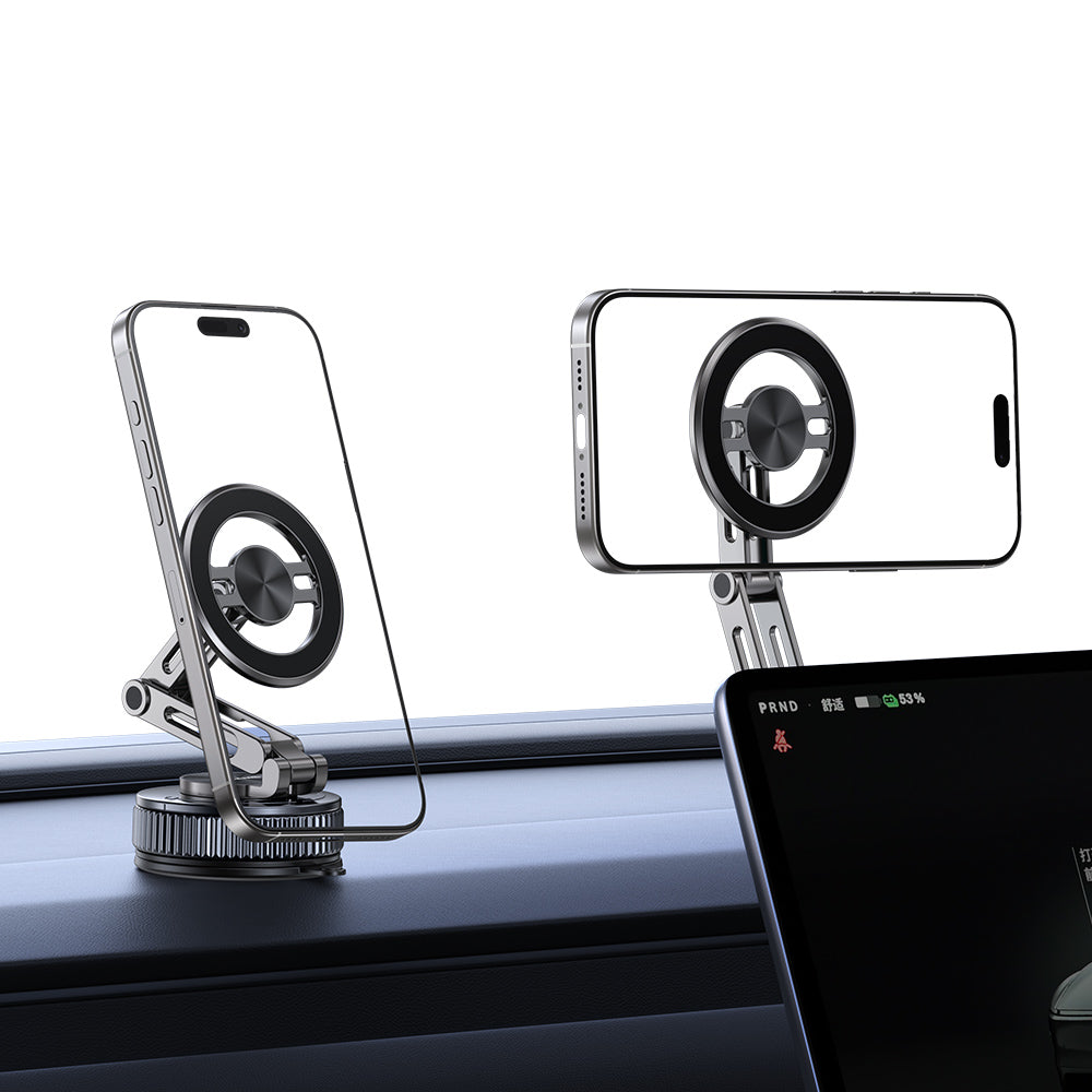 USAMS ZJ087 Vacuum Suction Magnetic Telescopic Car Phone Holder