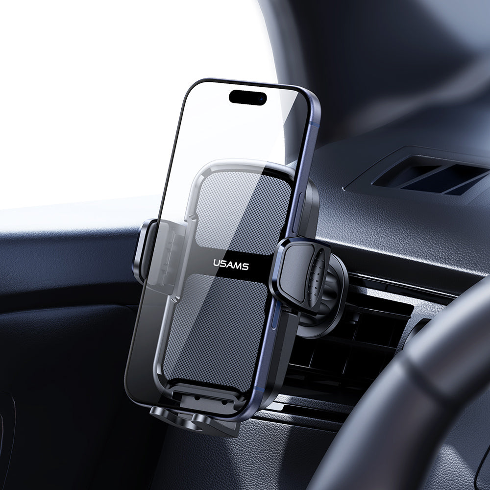 USAMS ZJ085 Dual Mechanical Arm Air Vent Car Phone Holder