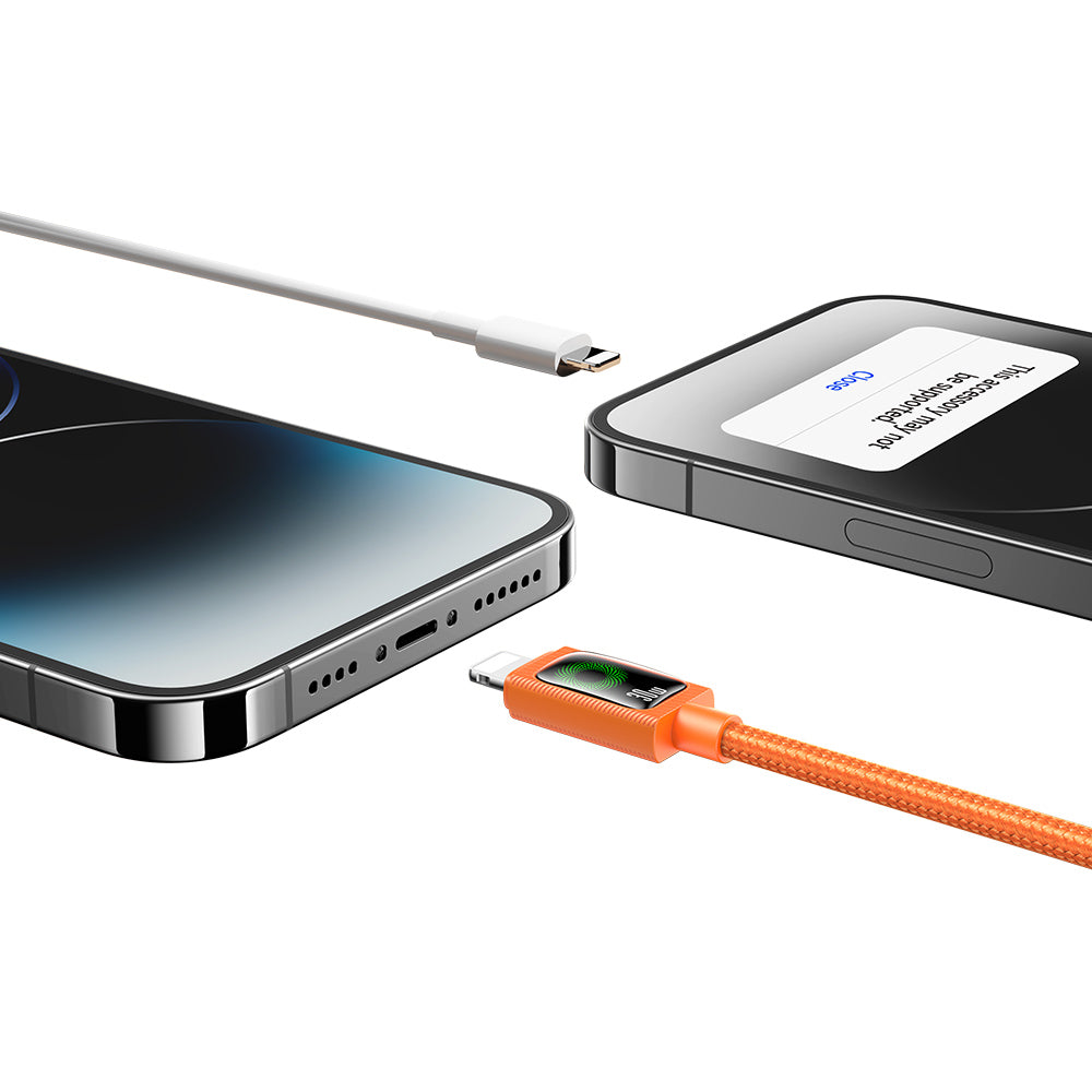 USAMS SJ774 U92 30W Type-C to Lightning Fast Charging Braided Cable (1.2m)