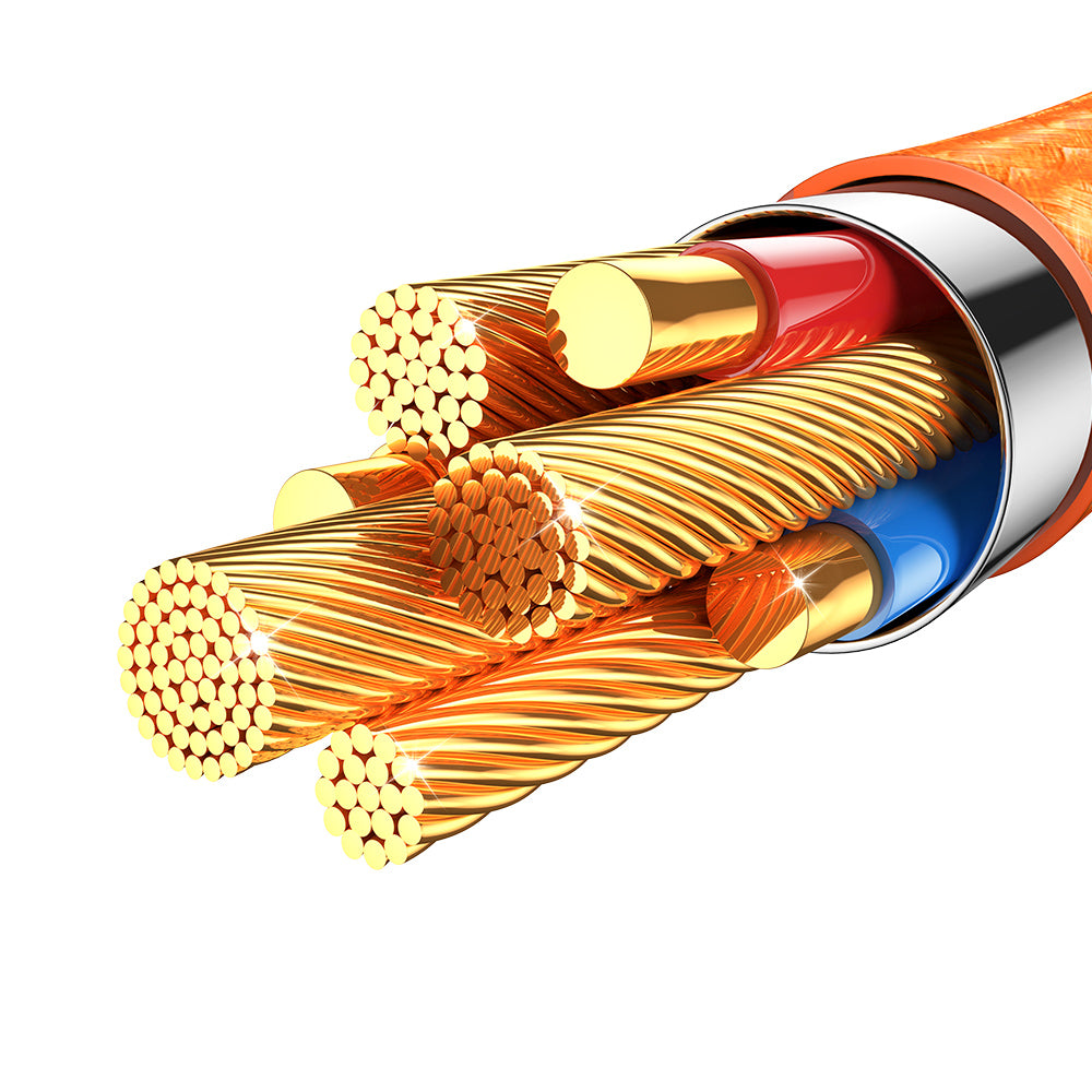 USAMS SJ773 U92 60W Type-C to Type-C Fast Charging Braided Cable (1.2m)