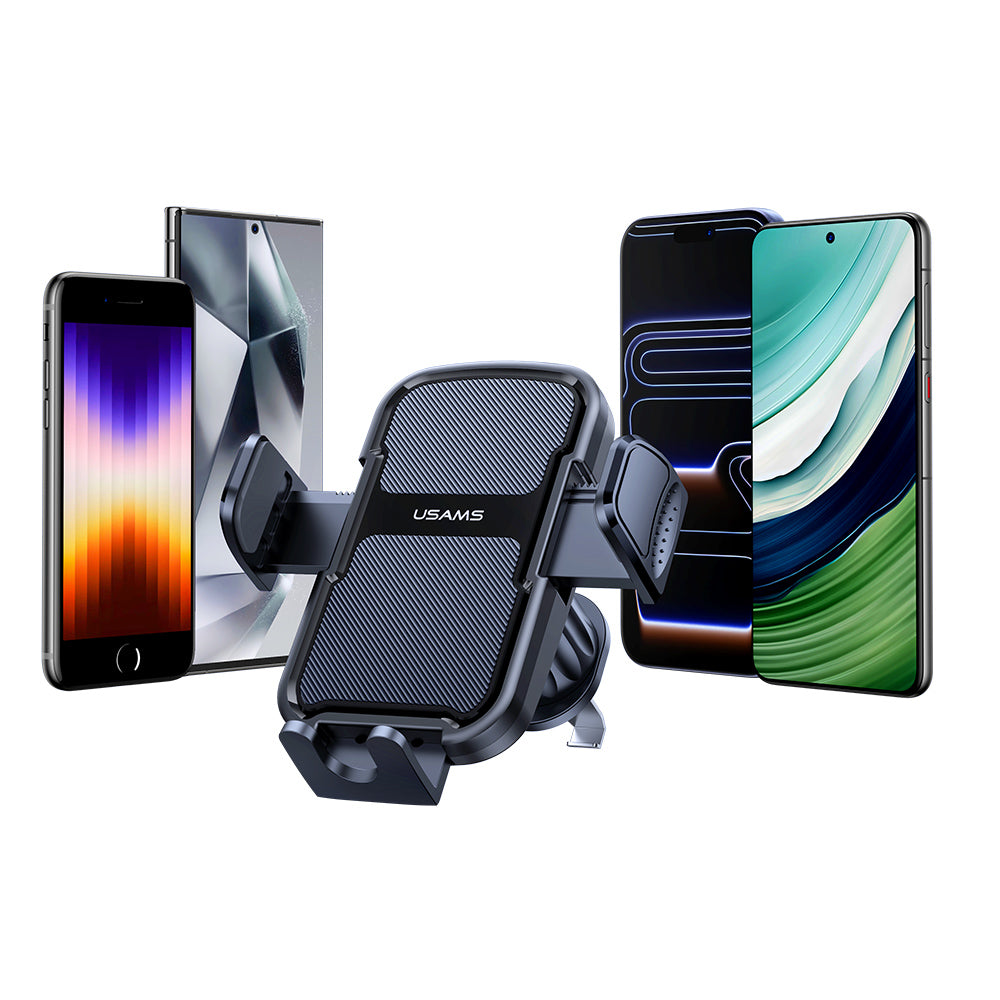 USAMS ZJ085 Dual Mechanical Arm Air Vent Car Phone Holder