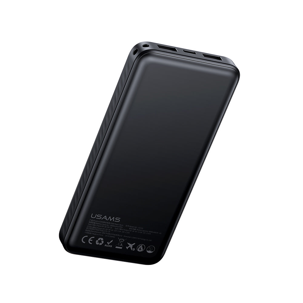 USAMS CD249 PB80 10000mAh PD 20W Fast Charging Power Bank with Digital Display
