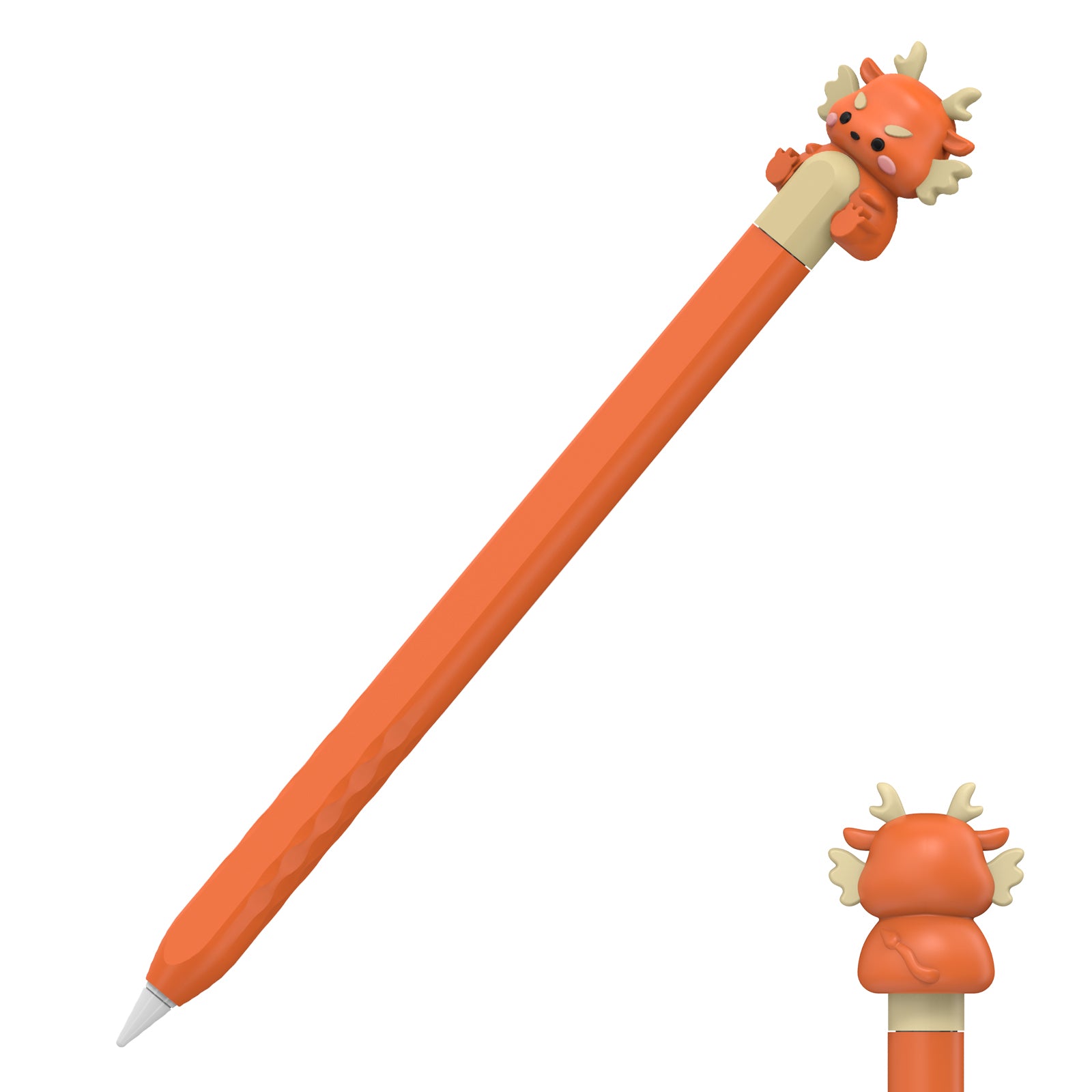 Cute Cartoon Dragon Silicone Case for Apple Pencil Pro 2nd Generation